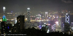 Victoria Peak Hong Kong Night View