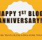 happy 1st blog anniversary